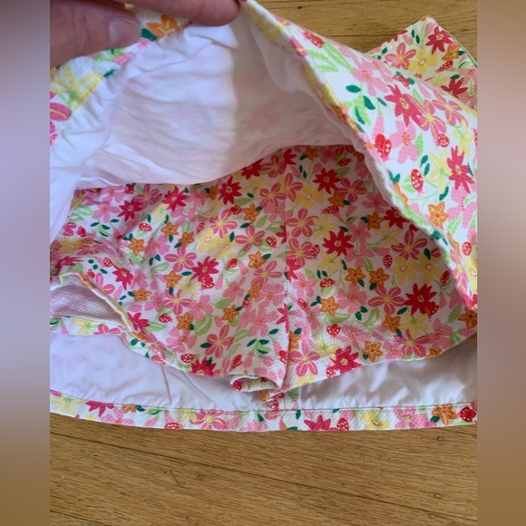 Lilly Pulitzer retired floral print girls size 12 skirt with built in shorts - Picture 3 of 8